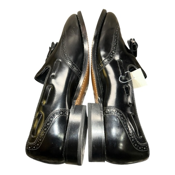 Nunn Bush Leather Black Men\'s Dress Shoes Vintage Kiltie Tassel Loafers Size 9.5 main image 8